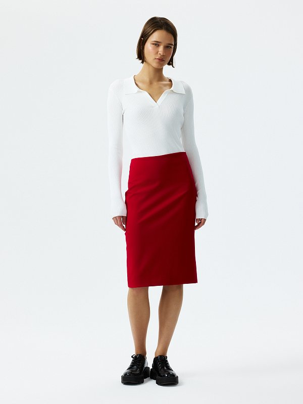 Юбка-карандаш из вискозы