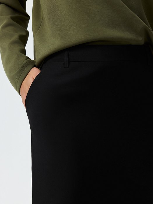 Прямая юбка-макси: фото №3