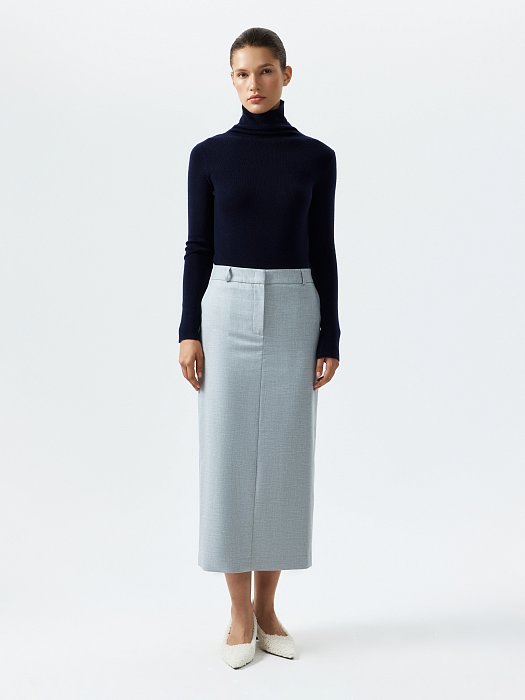 Юбка-макси прямого кроя: фото №6