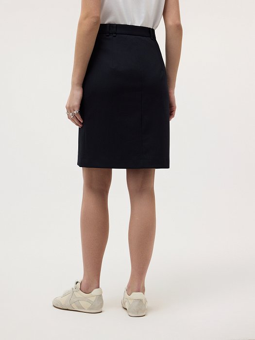 Мини-юбка с декоративными карманами: фото №4