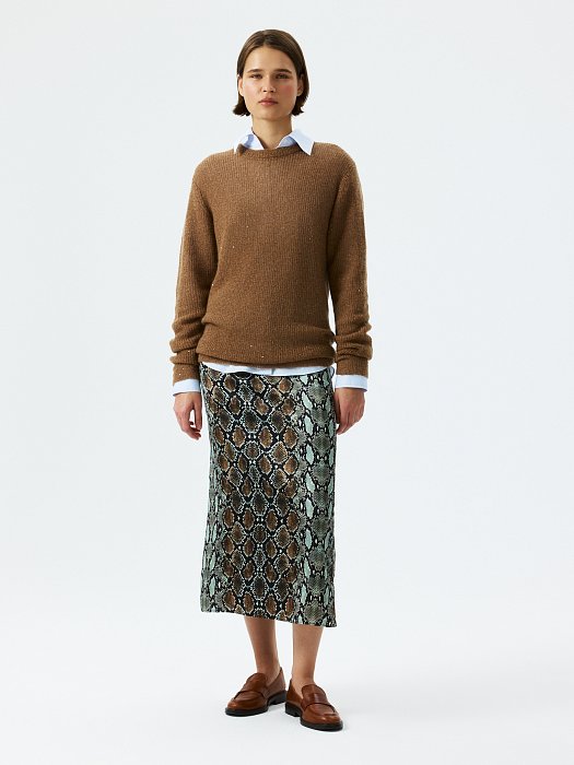 Джемпер с мохером и пайетками: фото №6