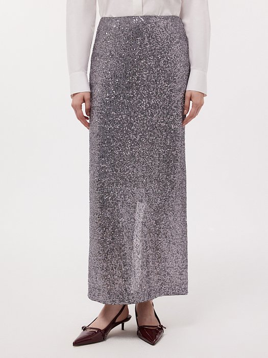 Юбка-макси в пайетках: фото №2