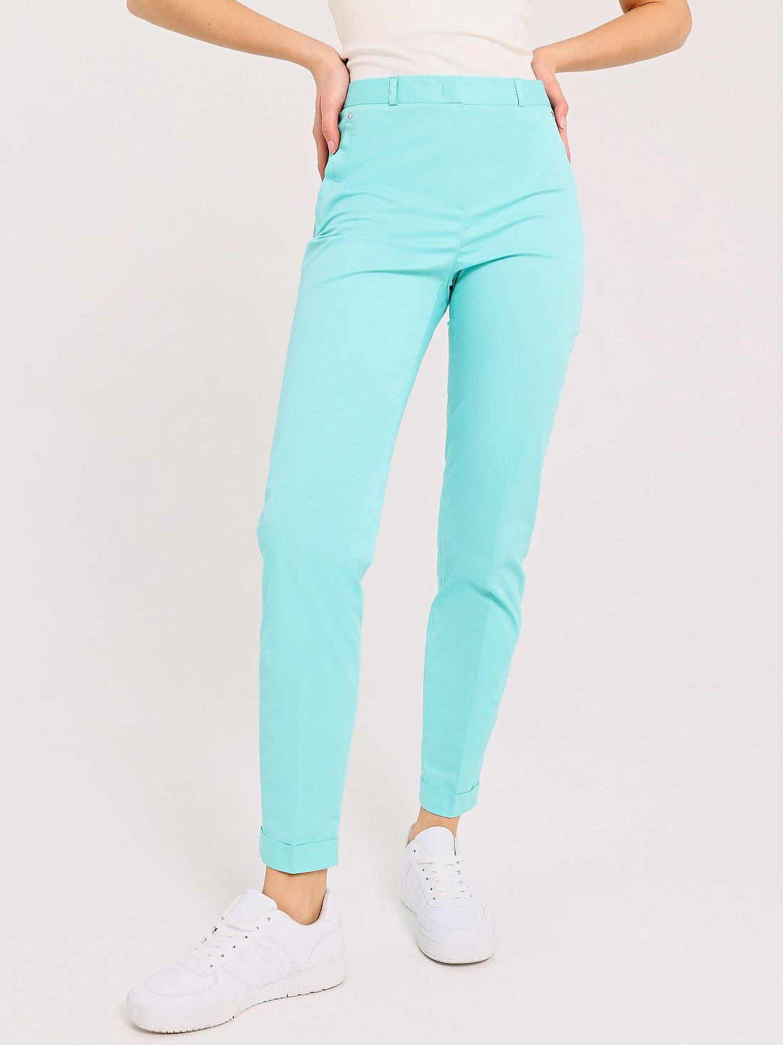 Ментоловые женские брюки
: фото №1