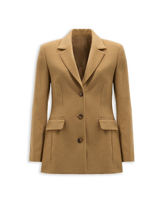 Приталенный жакет из драпа: фото №12