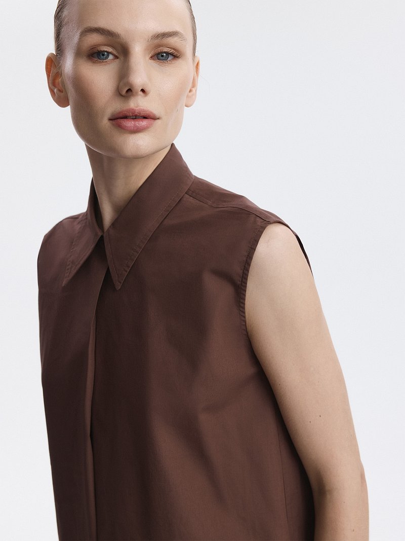 Платье-миди из 100% хлопка