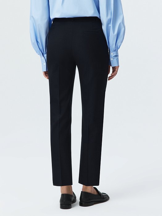 Зауженные укороченные брюки (Р158): фото №5