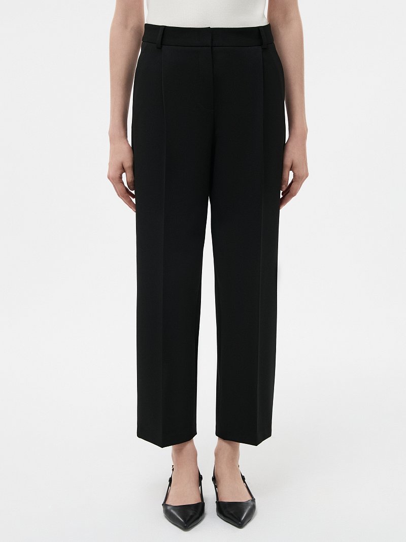 Укороченные прямые брюки