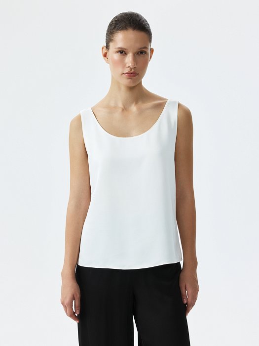 Топ из атласной ткани: фото №4