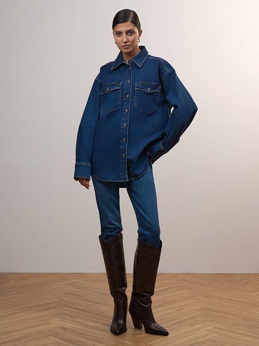 Джинсовая рубашка: фото №2