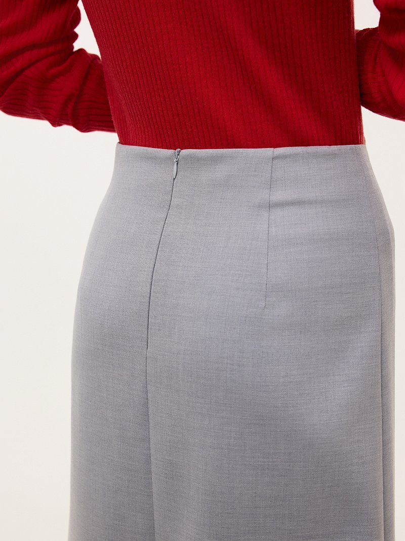 Юбка-трапеция в длине миди 