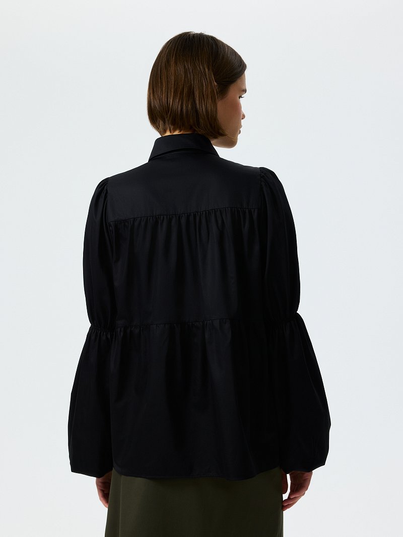 Блуза с пышными рукавами