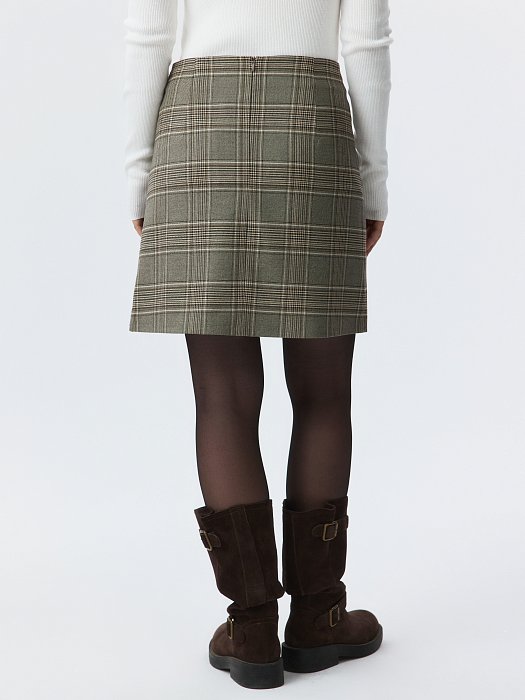 Мини-юбка в клетку: фото №5