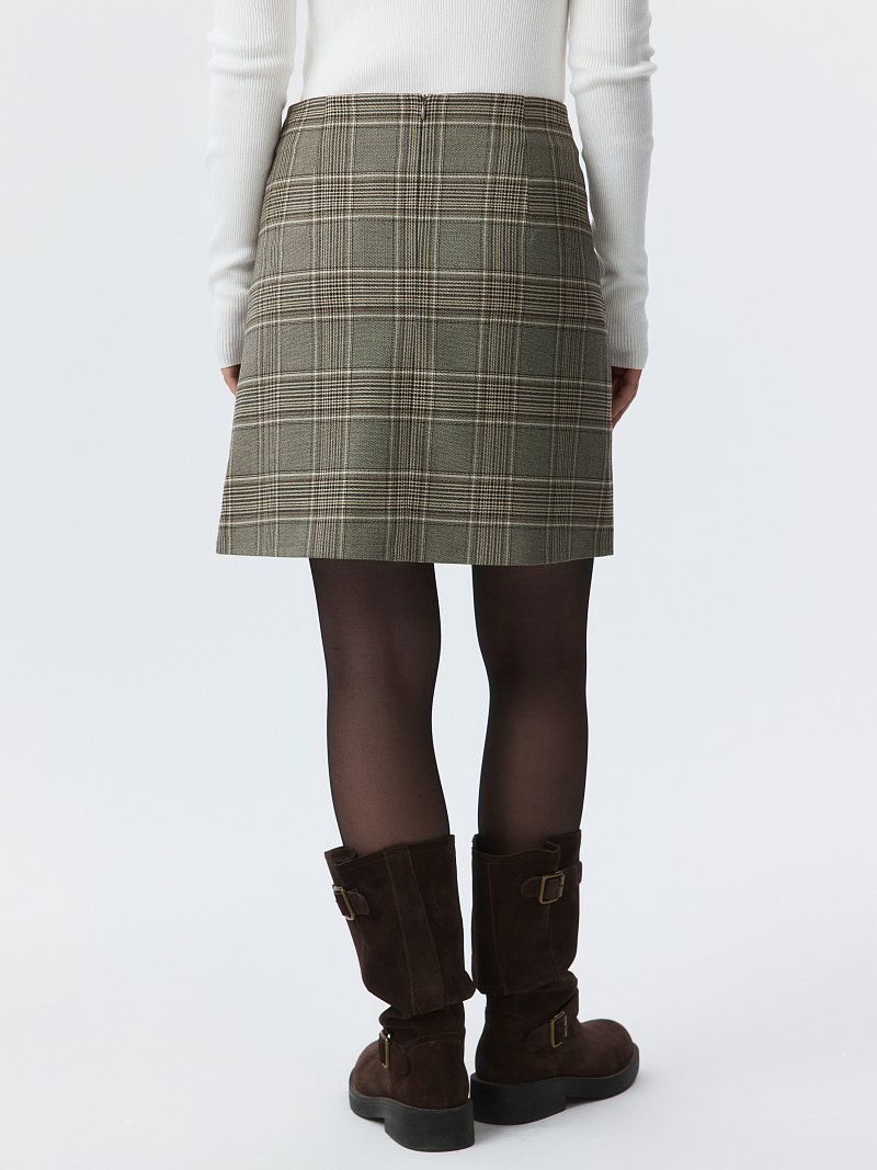 Мини-юбка в клетку