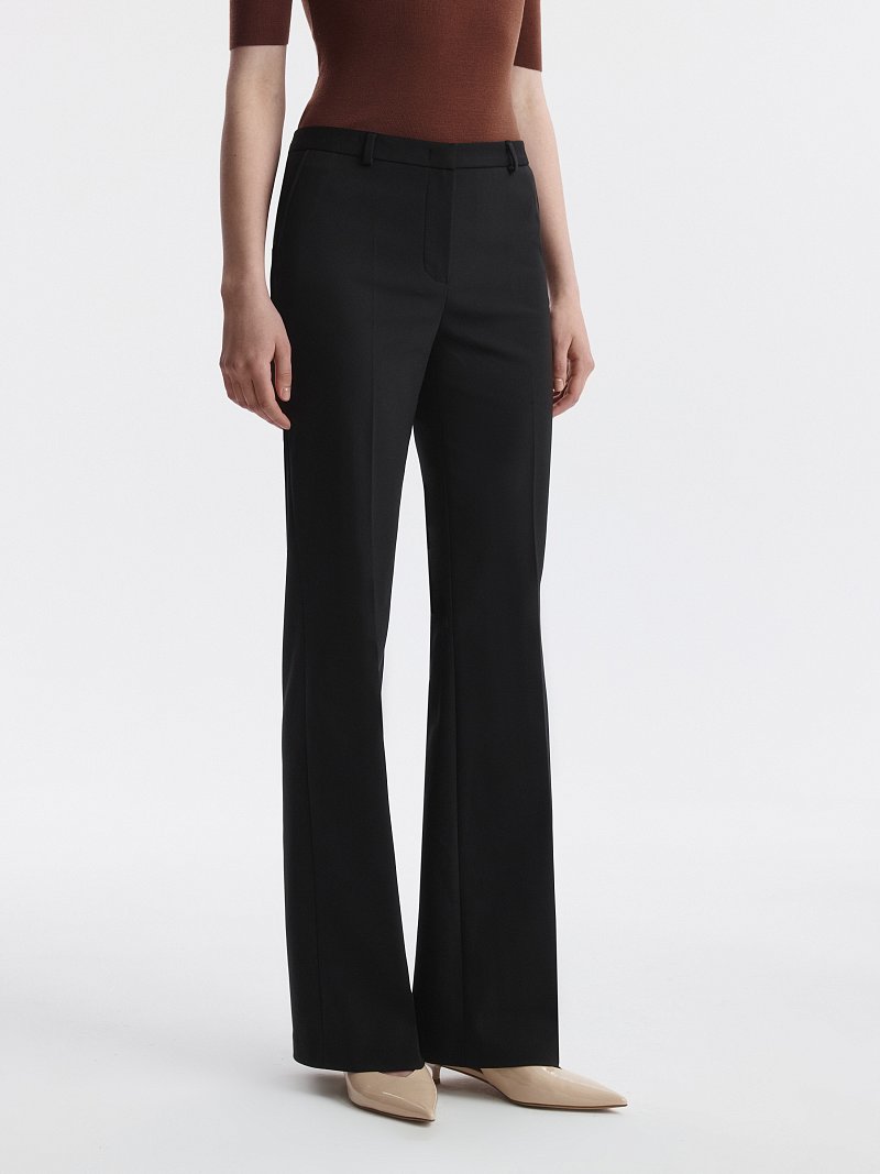 Костюмные брюки-клеш