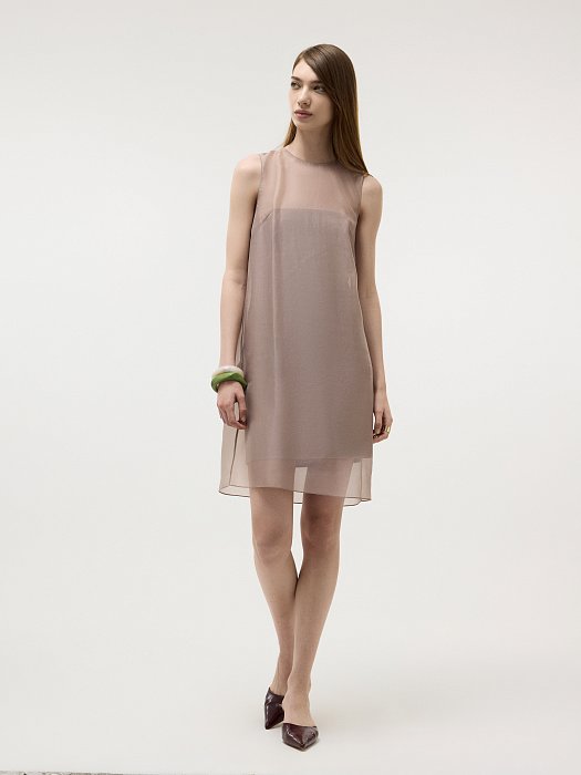 Платье со съемной органзой: фото №3