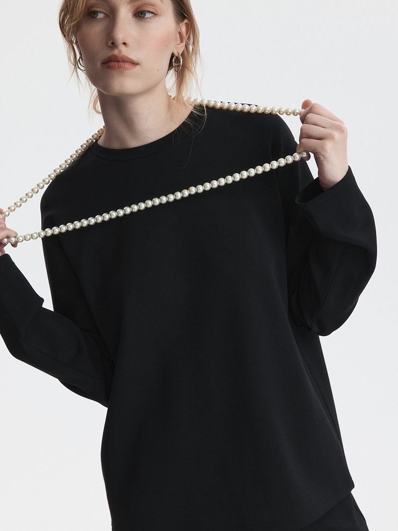 Лонгслив из лайкры