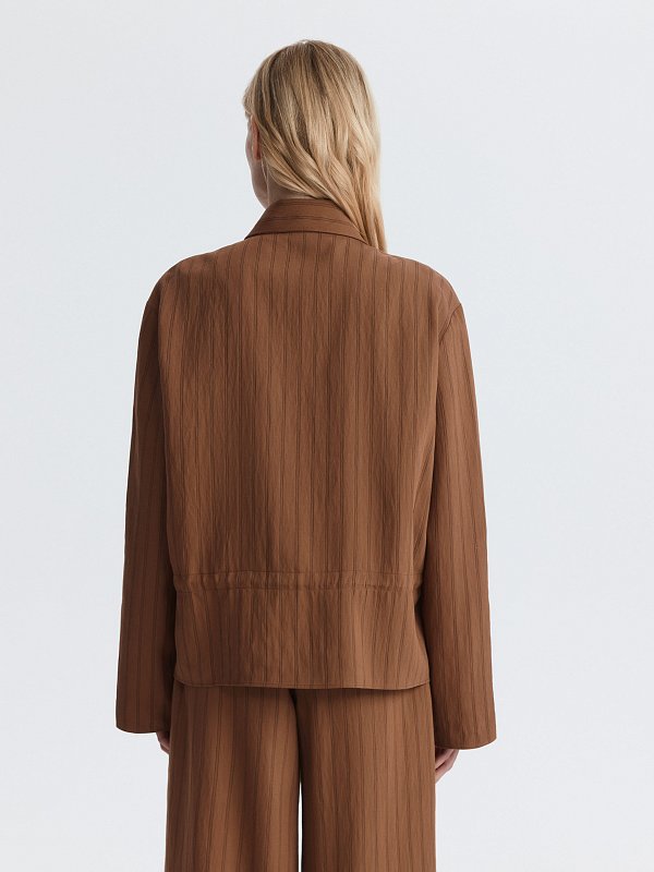 Укороченная рубашка на кулиске