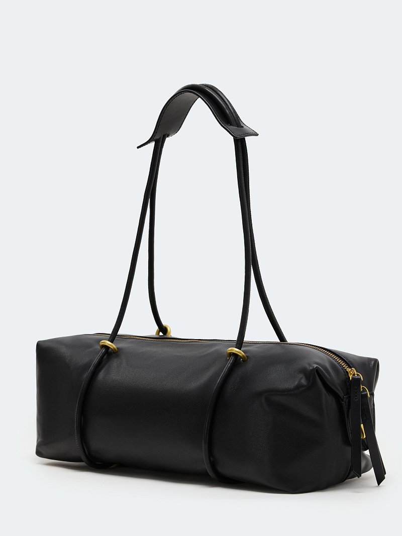 Сумка-такса из натуральной кожи