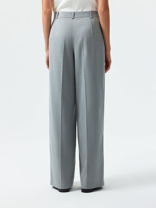 Широкие брюки «в елочку»: фото №5