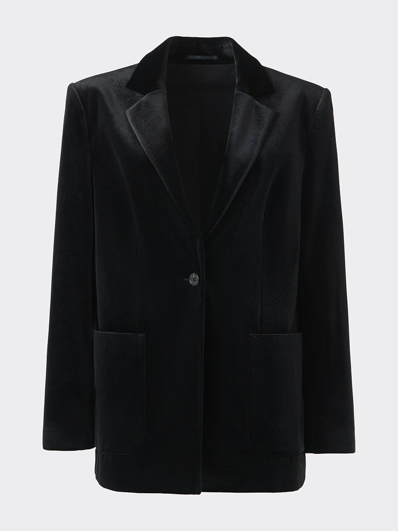 Жакет из бархата