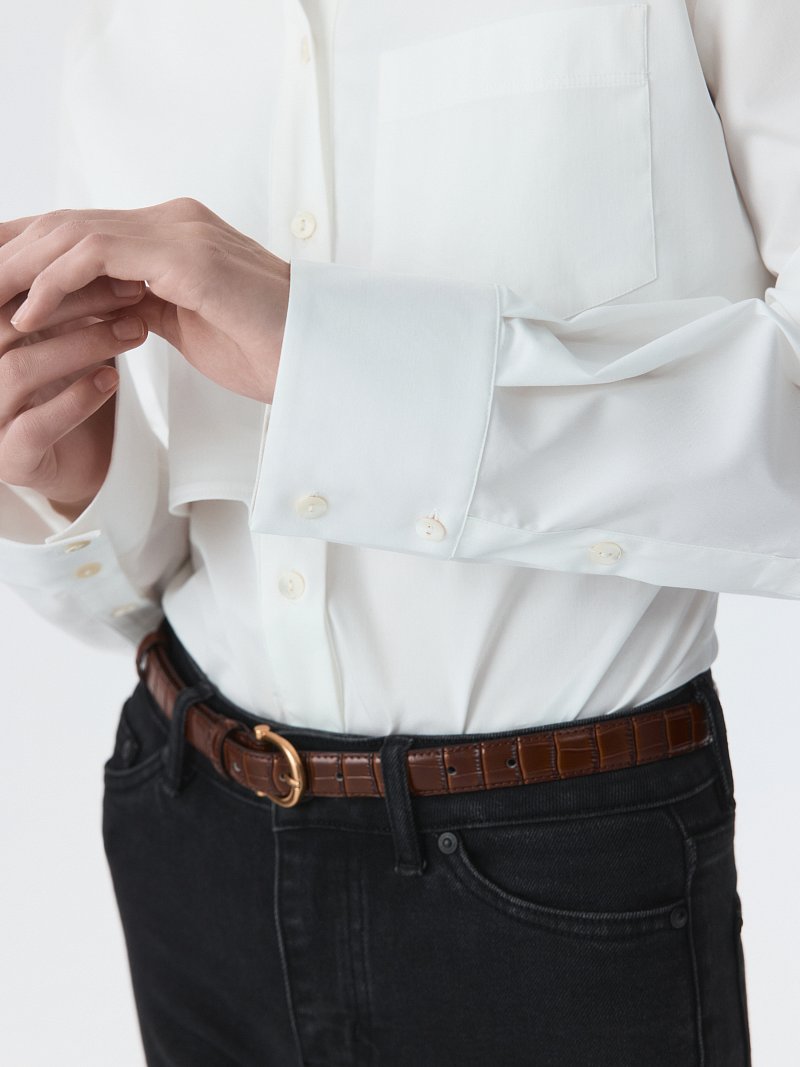 Боди-рубашка из хлопка