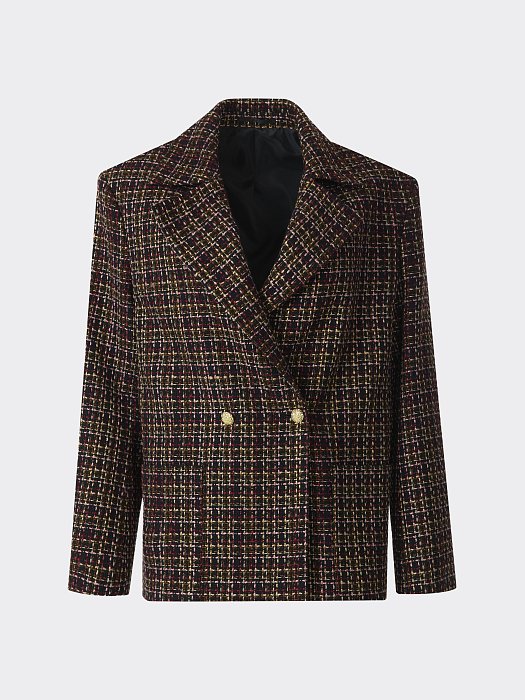 Объемный жакет из твида: фото №7