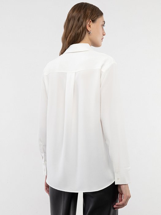 Блуза из струящейся ткани: фото №5