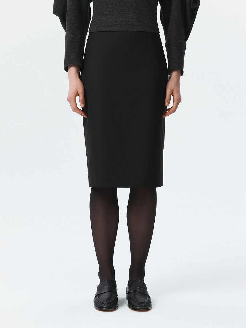 Зауженная юбка-миди