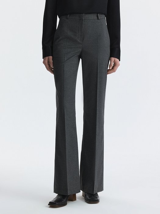 Расклешенные брюки из фланели: фото №3