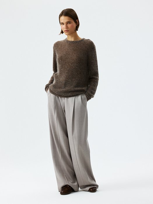 Джемпер с мохером и пайетками: фото №6