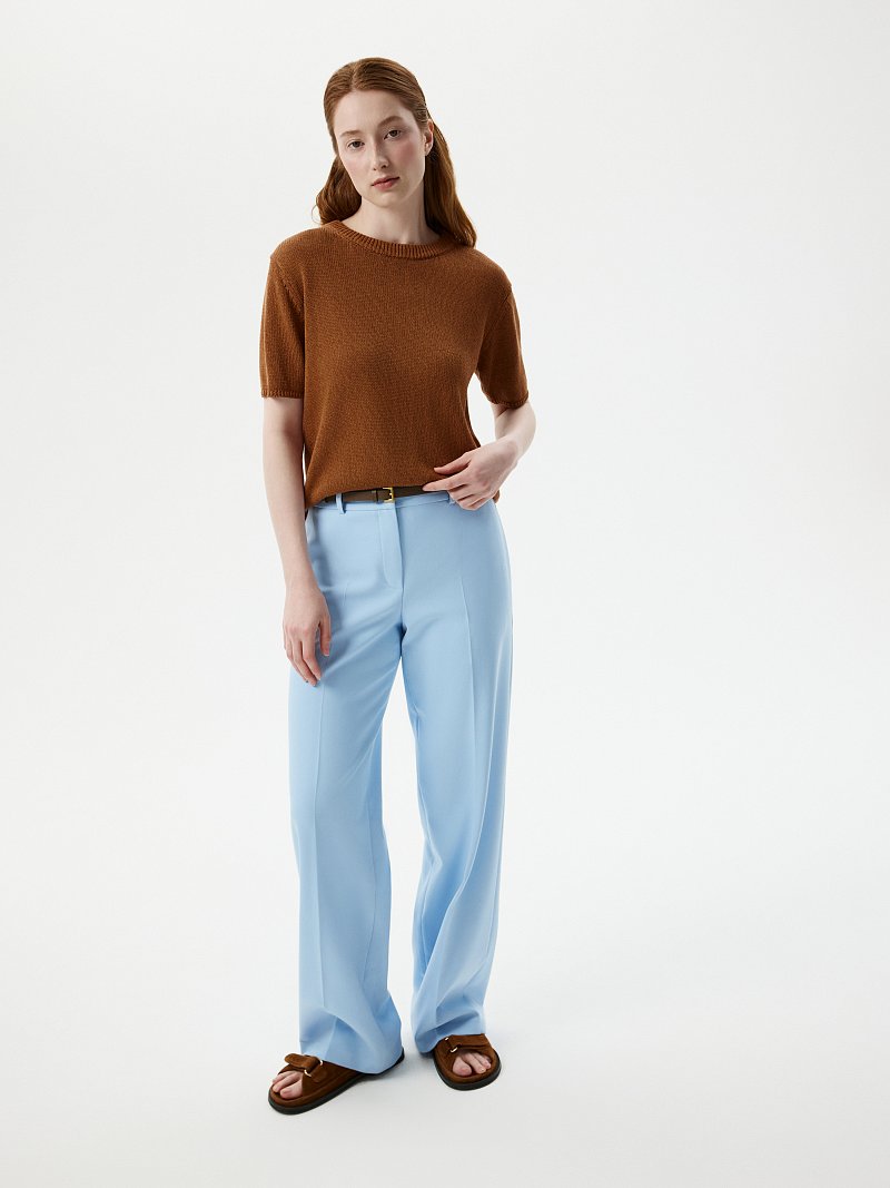 Брюки прямого кроя