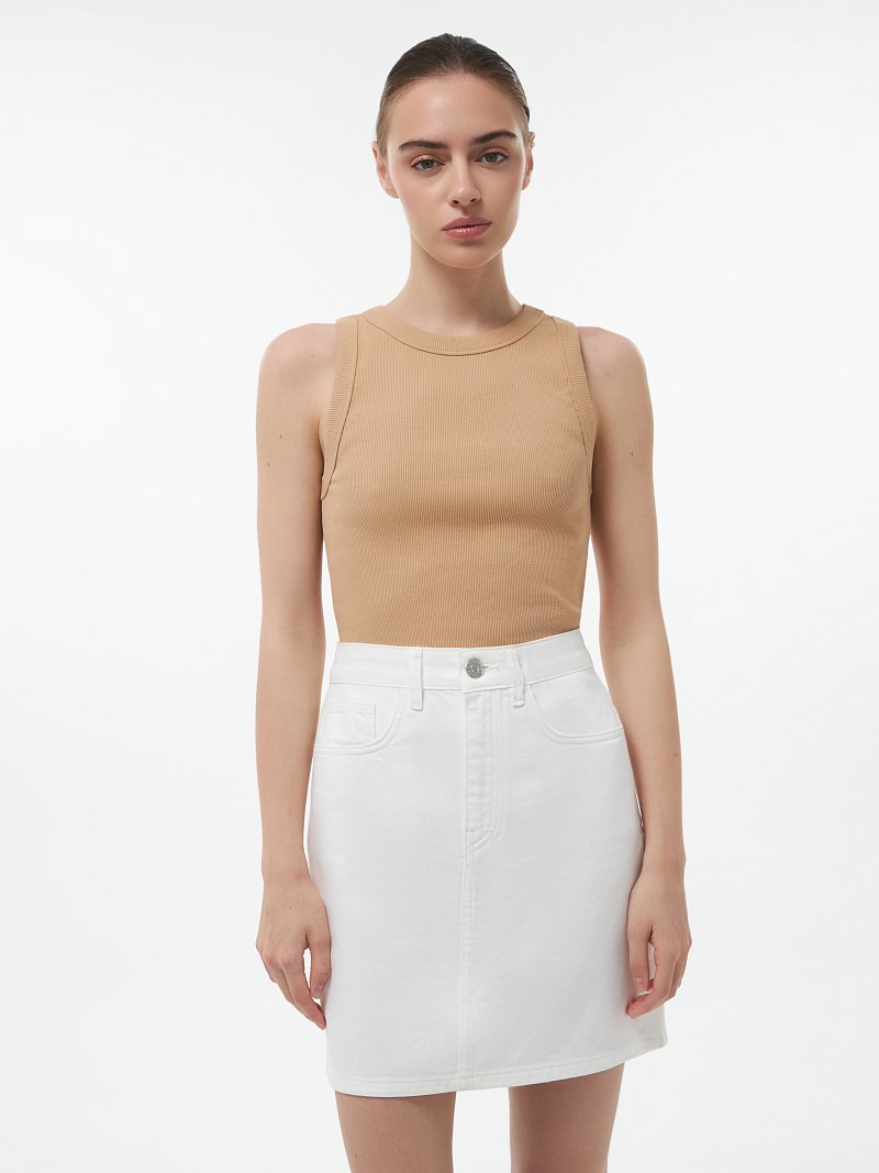 Мини-юбка из денима