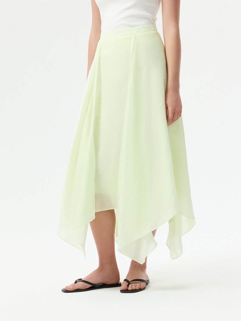 Асимметричная юбка из лиоцелла