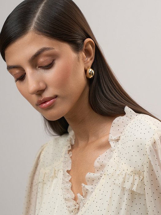 Платье из шифона с принтом: фото №4