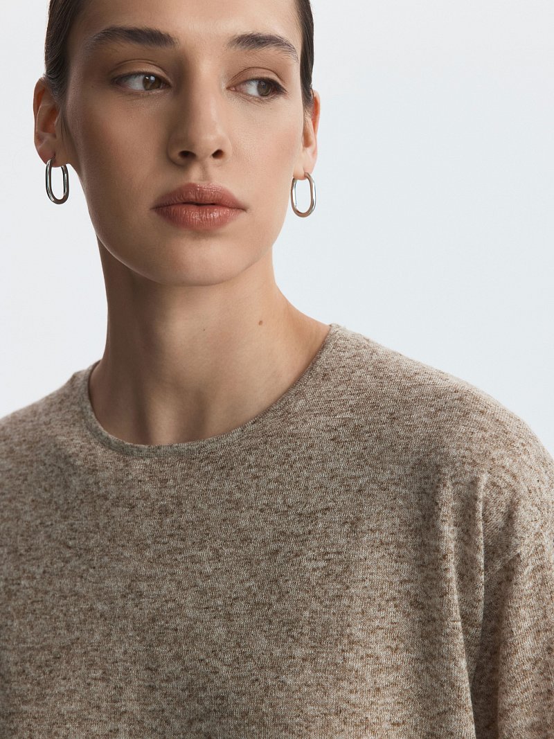 Джемпер со льном