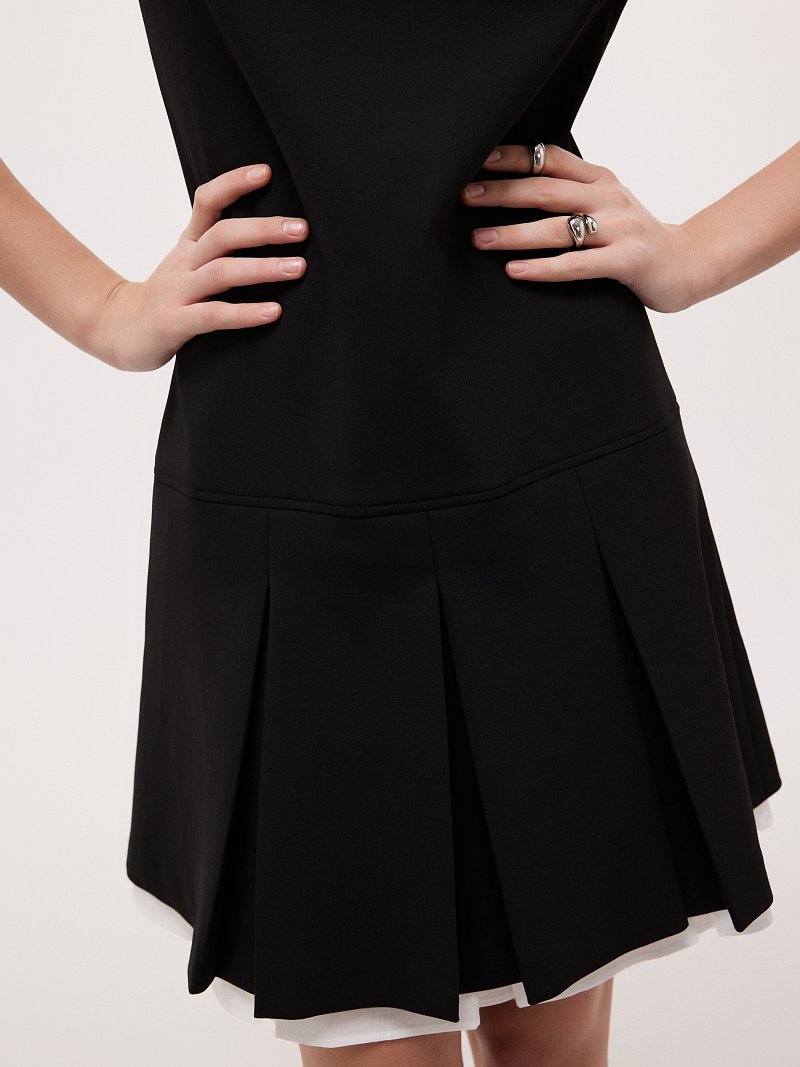 Платье-поло из трикотажа