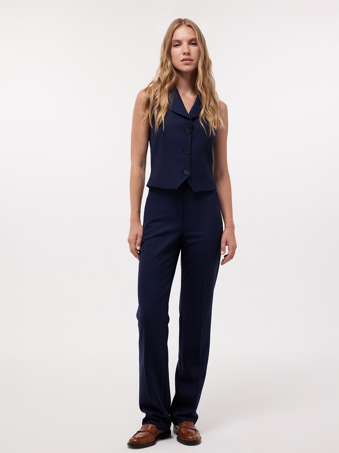 Прямые брюки со стрелками: фото №1