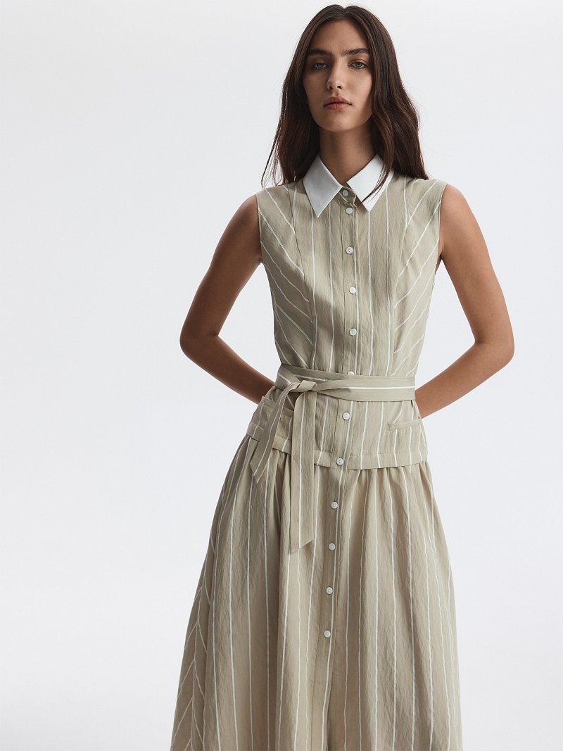 Платье в полоску