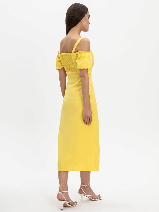 Платье с рукавами-фонариками: фото №3