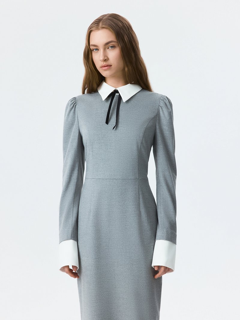 Платье-футляр со съемными деталями