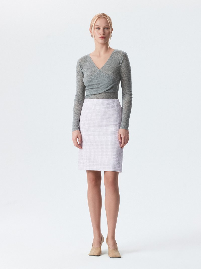 Мини-юбка из твида