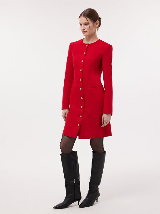 Платье с круглым вырезом: фото №2