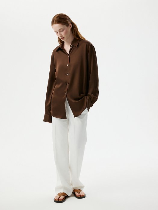 Атласная блуза : фото №7