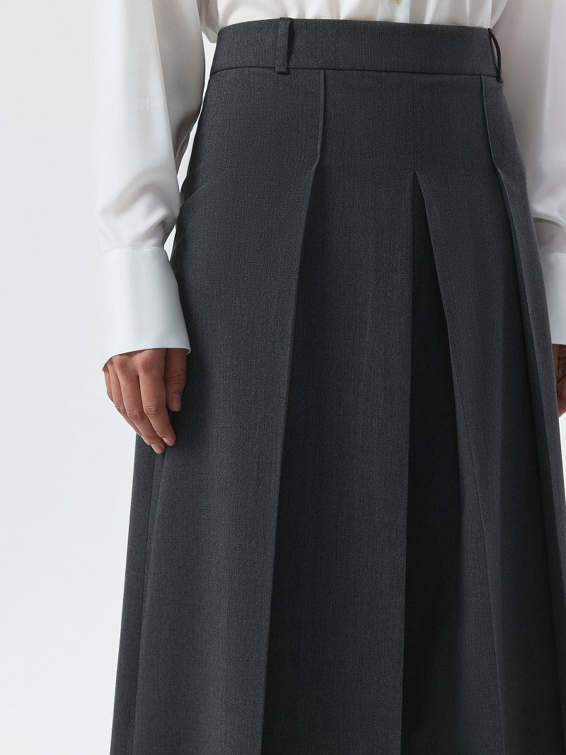 Кюлоты со складками 