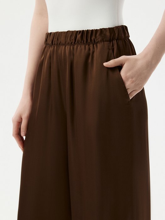 Атласные брюки на резинке: фото №5