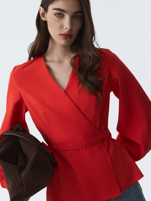 Блуза на запах: фото №6