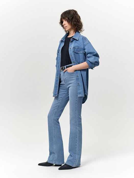 Джинсы-клеш: фото №3