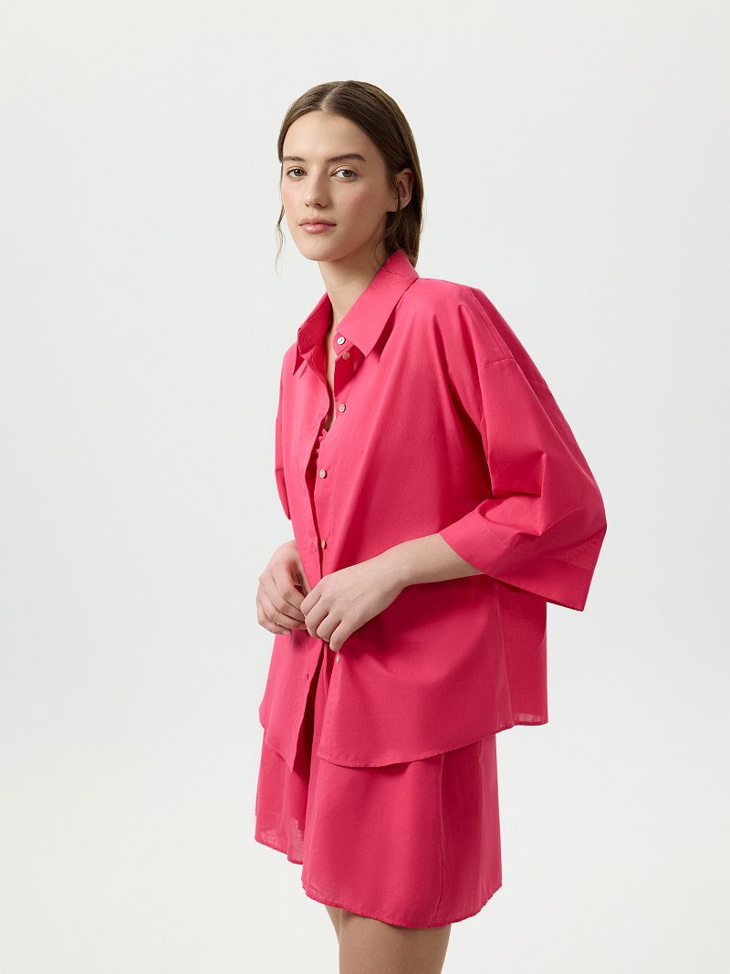 Рубашка с топом из хлопка