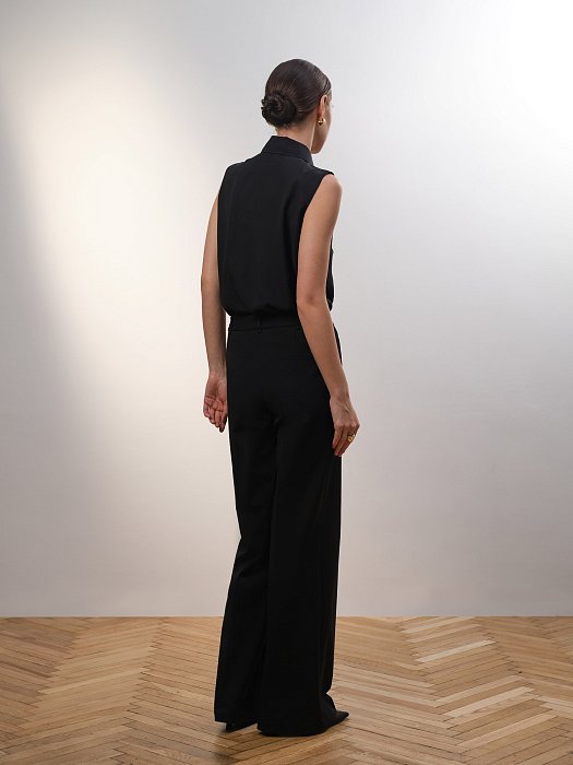 Блуза без рукавов со съемным воротником: фото №5