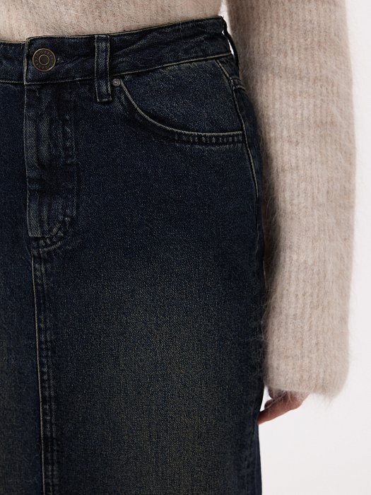 Юбка-миди из денима: фото №2